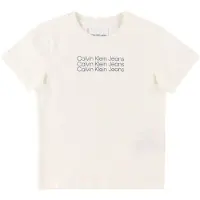 Calvin Klein T-skjorte - Vanlig - Grå/Navy - - 8 år (128) - T-skjorte
