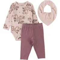Fixoni Sett - Leggings/Siklesmekke/Body I/e - Stillhet Violet - - 56 - Langermet Body