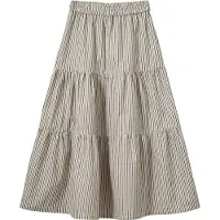 Sofie Schnoor Skjørt - ViviSY - Brown Striped - - 8 år (128) - Skjørt