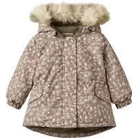 Wheat Vinterjakke - Mathilde - Dry Tre Snow Blomster - - 1 år (80) - Vinterjakke