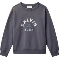 Calvin Klein Collegegenser - Varsity - Kull Grey - - 14 år (164) - Collegegenser