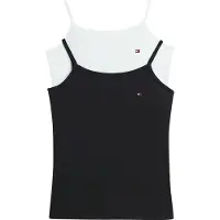 Tommy Hilfiger Undertrøyer - 2-pack - Hvit/Svart - - 8-10 år (128-140) - Undertrøye