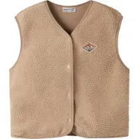 Name it Fleecevest - Teddy - NkmOwe - Sesam - - 11-12 år (146-152) - Fleecejakke