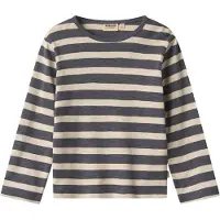Wheat Genser - Milo - Greyblue Stripe - - 6 år (116) - Genser