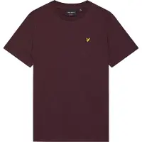 Lyle & Scott T-skjorte - Plain - Burgundy - - 15-16 år (170-176) - T-skjorte