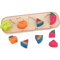 Vilac Puslespill - 10 Brikker - Fire Frukt - - OneSize - Puslespill