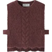 Name it Vest - Strikk - NmfLea - Wild Ginger - - 4 år (104) - Vest