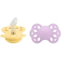 BIBS Infinity Smokk - 2-pack - Str. 1 - Anatomisk - Pale Smør/ - - 0-6 md - Smokk