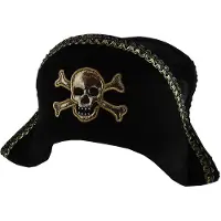 Den Goda Fen Kostymer - Piratlue - Svart - - OneSize - Kostymer