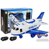 Lean Sport Lean Cars Police Folding Plane er 1:64 biler med bremser og lyder