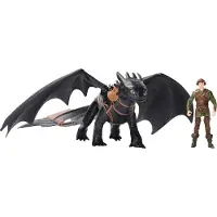 Dragons Lekefigurer - Tannløs og Hikke - - OneSize - Lekefigur