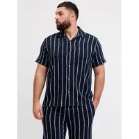 Plus Coba Resort Plus Size Kortarmet Skjorte