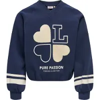 ONLY Collegegenser - Cook Coletta - Navy Blazer/Love - - 9-10 år (134-140) - Collegegenser