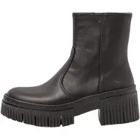 Art for woman. 113741101003_001 Leather ankle boots 1374 black (38), 3 to 5 cm, Zip, Casual