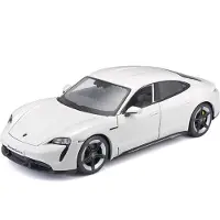 Bburago Porsche Taycan Turbo S 1:24, Bybil, Montert på forhånd, 1:24, Porsche Taycan Turbo S, Alle kjønn, Metall, Plast
