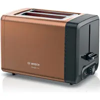 Bosch DesignLine TAT4P429 - Brødrister - 2 skive - 2 Spor - kobber