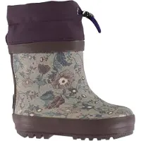 Wheat Termostøvler - Soft Sand Blomster - - 34 - Gummistøvler