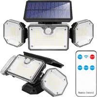 Un LED-projektør 226 SMD solcelle + PIR 9619