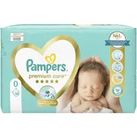 Pampers Premium Care bleier str. 0 opptil 3 kg nyfødt, 30 stk