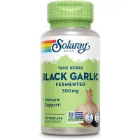 Solaray Sort Hvitløksløk 500 Mg 50 Enheter