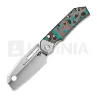 Bestech Nyrrdreki - Satin - Shipwreck Camo Carbon foldekniv