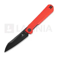 Bestechman Curvee - Black PVD - G10 foldekniv, rød
