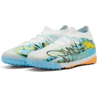 Puma FUTURE 9 MATCH PLAYMAKER TT Football Boots Unisex, Men, White/Vibrant Blue/Sun Stream, 42