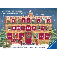 Ravensburger puslespill-adventskalender Christmas at Home 2026, tysk utgave