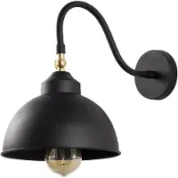 Opviq Saglam 3742 vegglampe, justerbar, svart