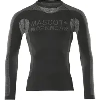 Mascot 50563-936-09, Skjorte, Mann, Sort, M, Elastan, Polyamid, Polyester, 170 g/m²