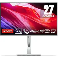 Lenovo L27h-4A skjerm 27" QHD 2560 x 1440 IPS, skygrå