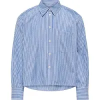 Kids Only Skjorte - KogEma - Bright White/Mazarine Blue - - 8 år (128) - Skjorte