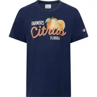 Champion T-skjorte - Navy m. Trykk - - 9-10 år (134-140) - T-skjorte