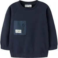 Name it Collegegenser - NmmOsborne - Navy Blazer - - 2 år (92) - Collegegenser