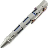 Maxace Judge 3.0 taktisk penn, Gray/Blue Titanium & Timascus