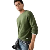 Pepe Jeans for man. PM7000115 Green Deacon Crew sweater (XXL), Casual, Acrylic