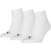 Puma Quarter Socks Unisex (3-Pack), Clothing, White, 47-49