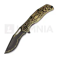 North Mountain Blade Gold Nocturne Linerlock 24K