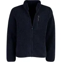 New zealand auckland NZA Cardigan ed Glidelås Oreti Polar Fleece Navy Blå ørkeblå Størrelse