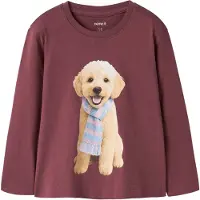 Name it Genser - NmfVotea - Wild Ginger/Skjerf Dog - - 2 år (92) - Genser