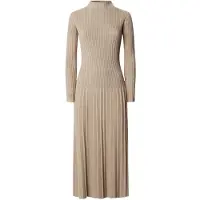 Pepe Jeans for woman. PL9537914 Anna beige dress (S), Casual, Cotton, Long sleeve