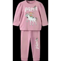 Name It Mini Pippi Langstrømpe Pyjamas