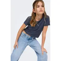 ONLY T-skjorte - Rib - KogNella - Ombre Blue - - 5-6 år (110-116) - T-skjorte