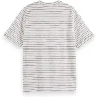 Scotch & Soda Relaxed Fit Lurex Kortarmet T-skjorte