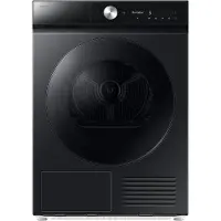 Samsung DV90DB8845GB, Frittstående, Frontmatet, Varme pumpe, Svart, Rotasjon, Berøringskontroll, Riktig/Høyre
