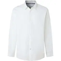Pepe Jeans for man. PM3091461 Roval white shirt (XL), Casual, Cotton, Long sleeve