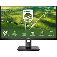 Philips B Line 242B1G - LED-skjerm - 24" - 1920 x 1080 Full HD (1080p) @ 75 Hz - IPS - 250 cd/m² - 1000:1 - 4 ms - HDMI, DVI-D, VGA, DisplayPort - ...