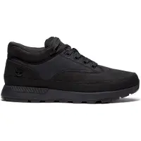 Timberland for man. TB0A5PWKW051 Euro Grid Mid Leather Sneakers black (46), Flat, Nubuck, Laces, Casual