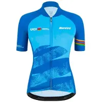 Santini Leader Uci World Tour Kort Ermet Trøye
