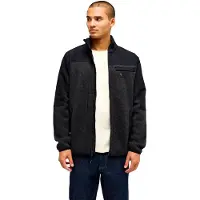 Quiksilver Keller Outdoor Full-Zip Hettegenser med glidelås svart